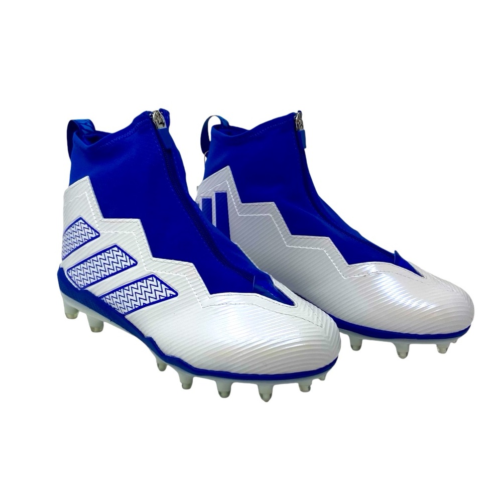 Adidas Nasty 2.0 Football Cleats GV8307 Blue White Men’s Size 9.5 NWOB